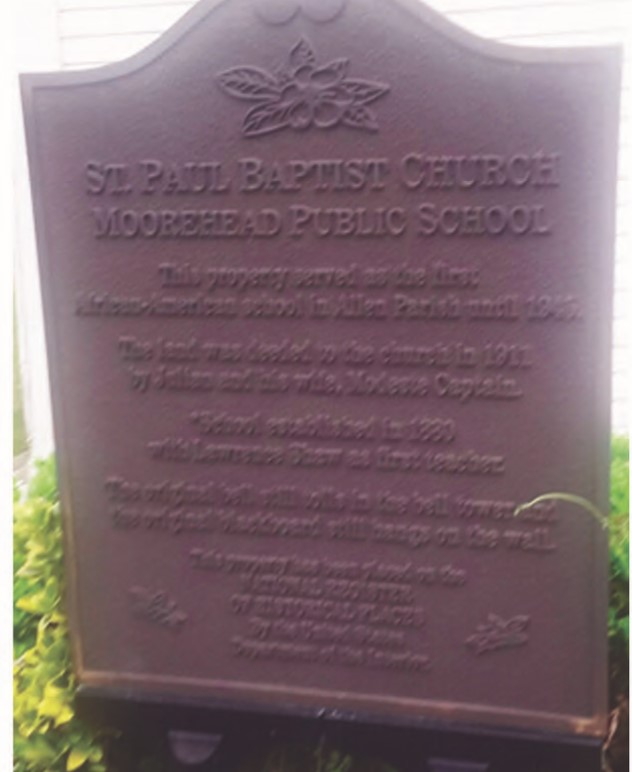 St. Paul Baptist Church Moorehead Public School